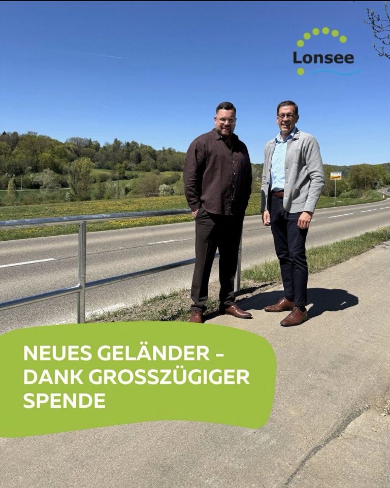 Magluca Lonsee Geländer Spende